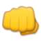 Oncoming Fist emoji on LG